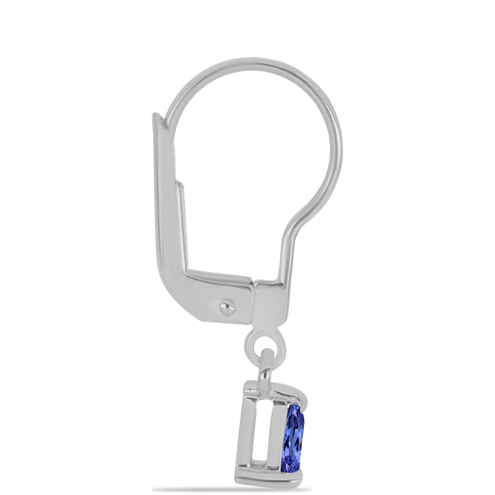 Silberohrringe mit Tansanit