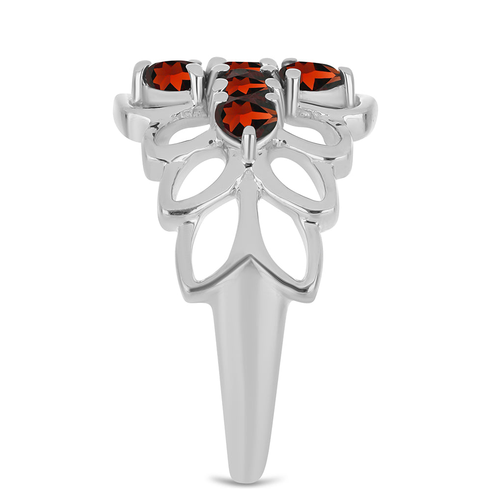 Silberring mit Barton Granat