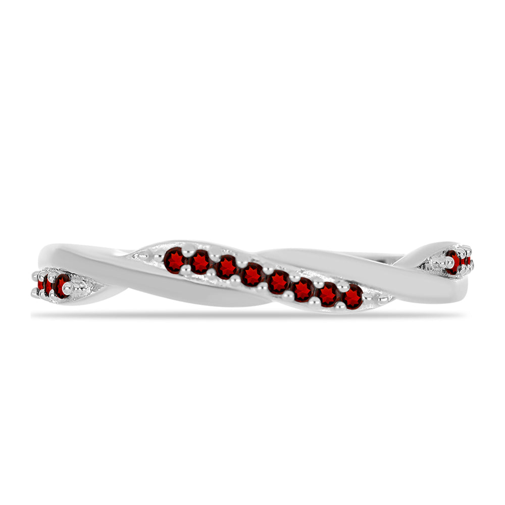 Silberring mit Barton Granat