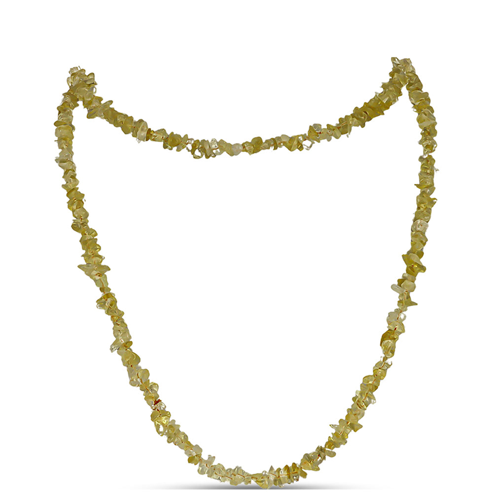 Nugget Halskette mit Zitrin aus dem Ural