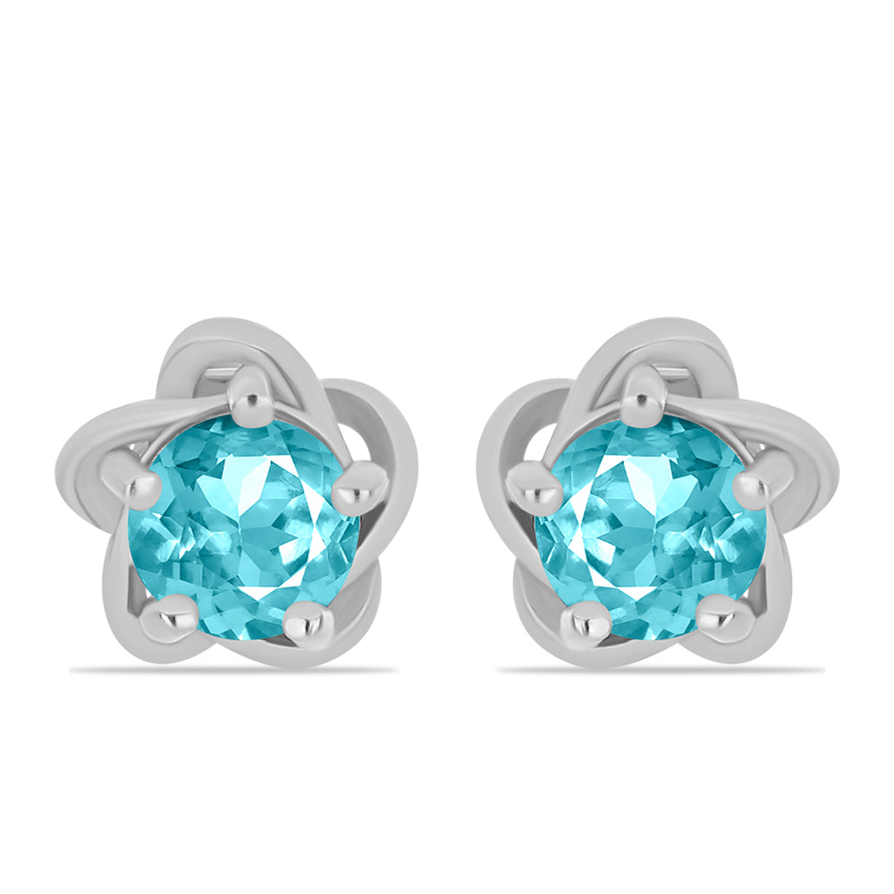 schmuckgarnitur aus Silber mit Paraiba Quarz