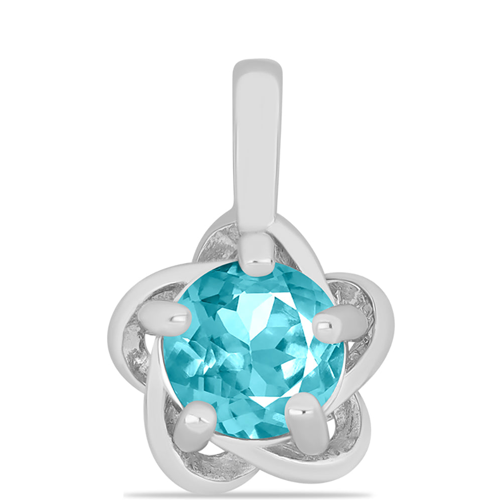 schmuckgarnitur aus Silber mit Paraiba Quarz