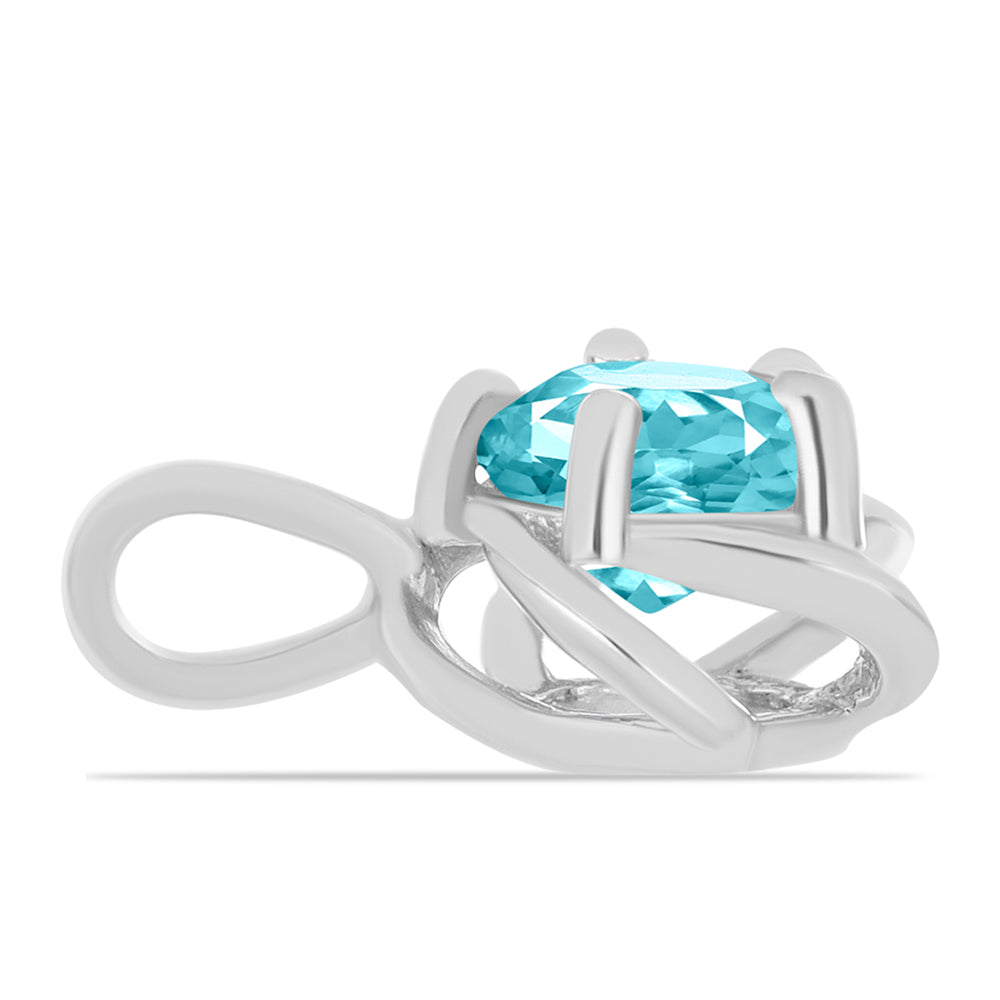 schmuckgarnitur aus Silber mit Paraiba Quarz