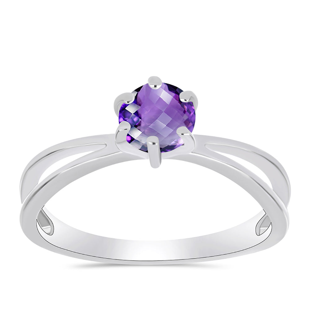 Silberring mit marokkanischem Amethyst