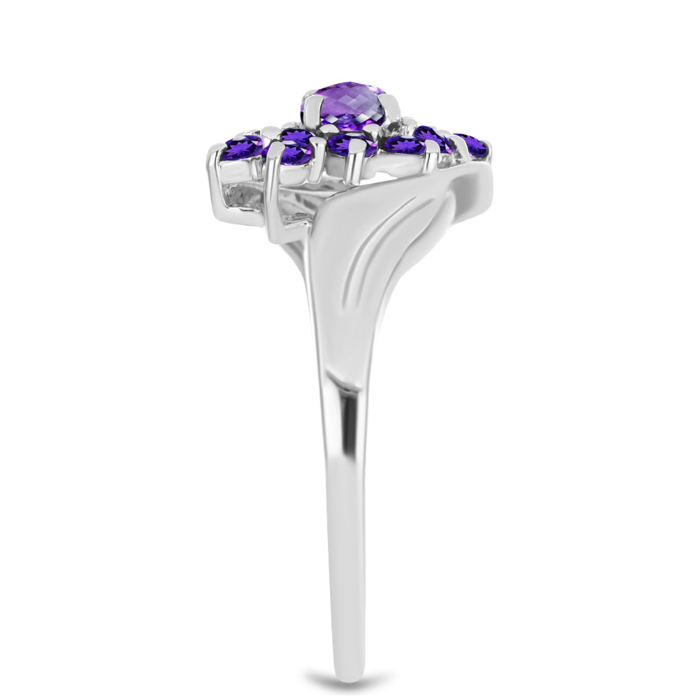 Silberring mit marokkanischem Amethyst