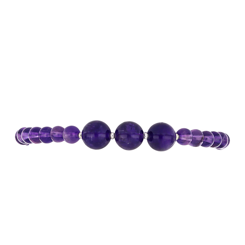 Silberarmband mit marokkanischem Amethyst