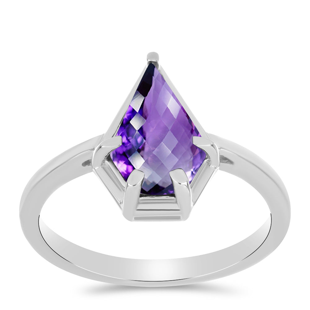 Silberring mit marokkanischem Amethyst