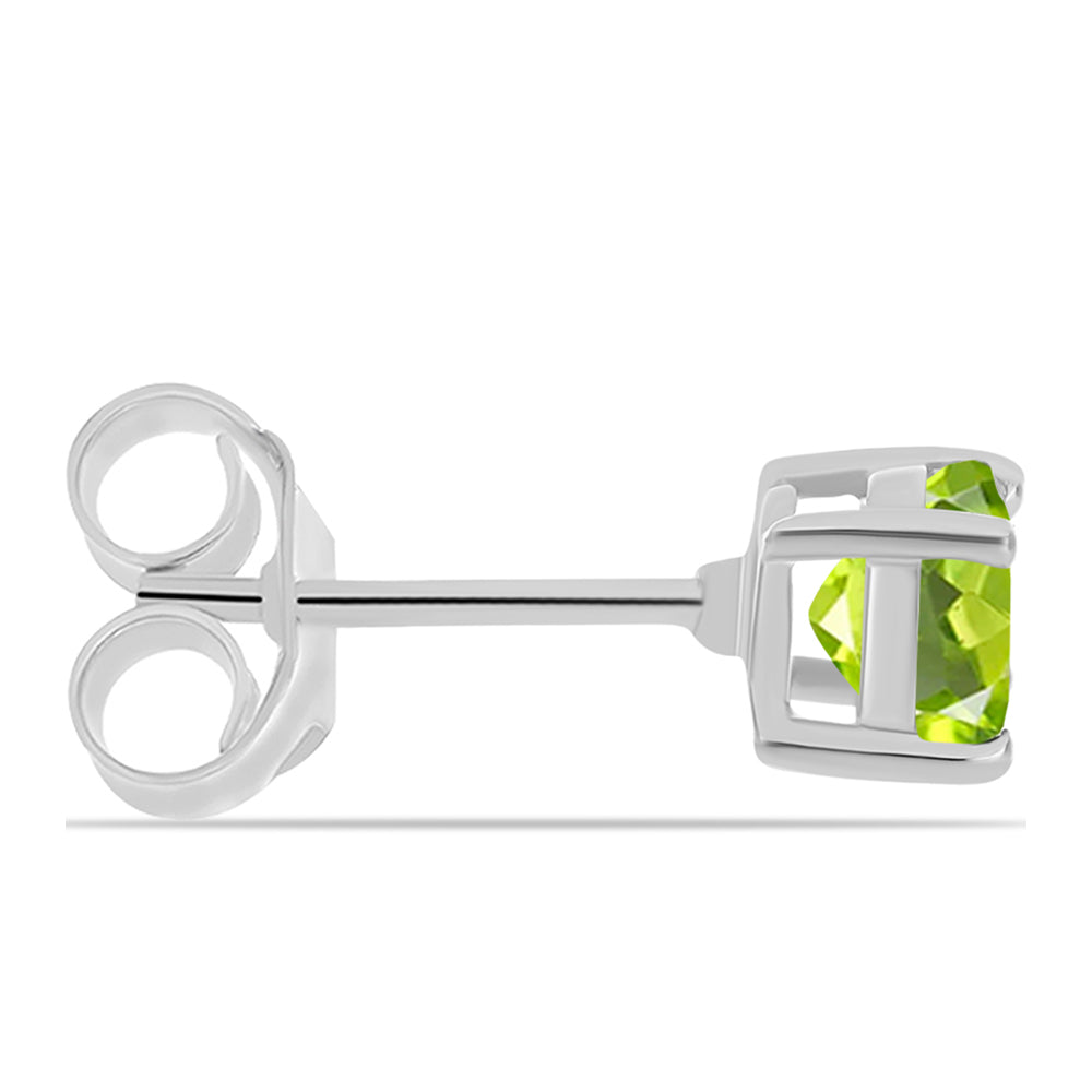 Silberohrringe mit Peridot aus Changbai