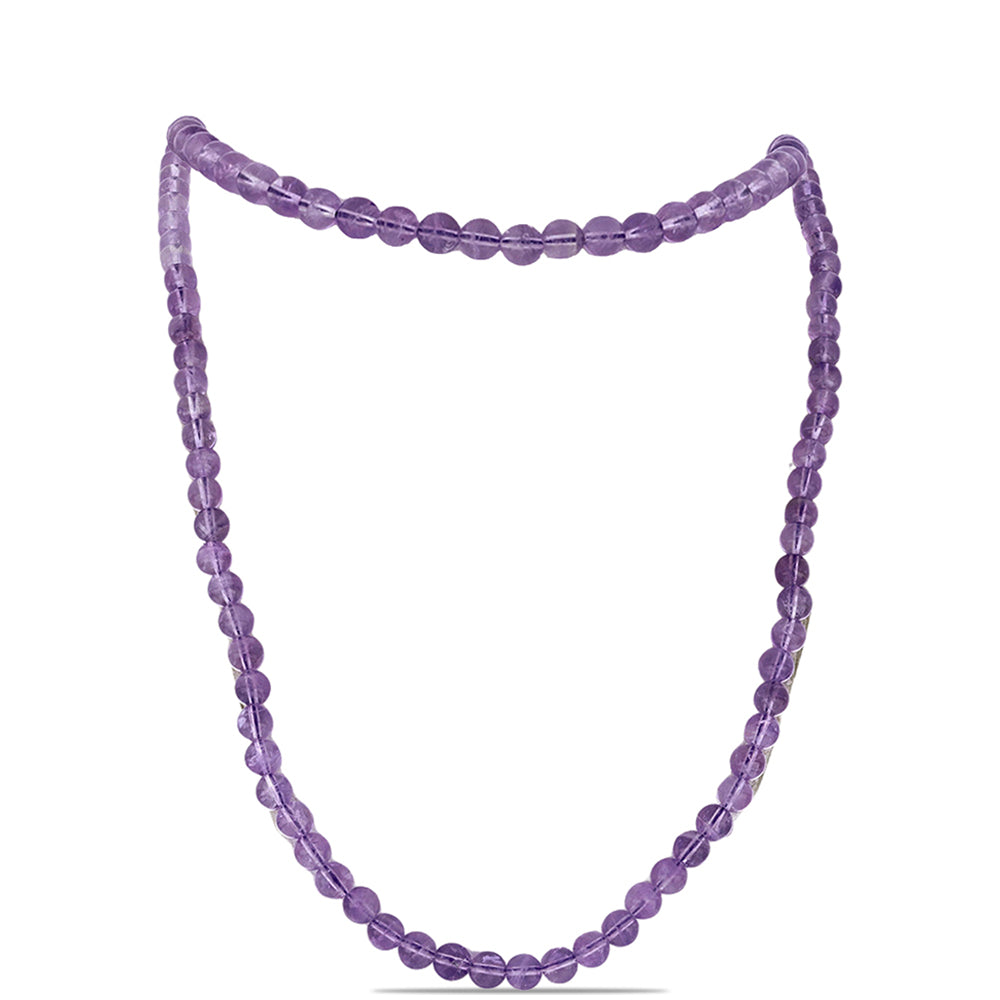 Nugget Halskette mit Rose De France Amethyst