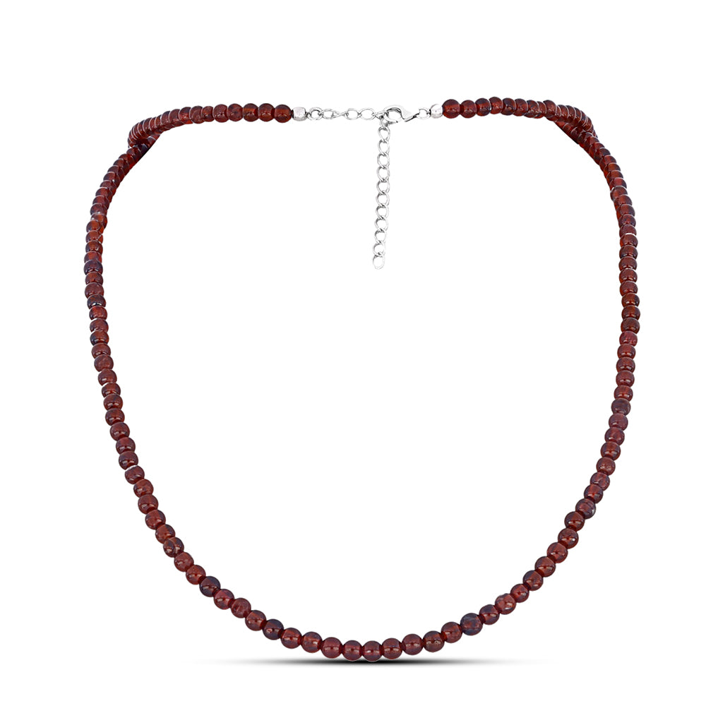 Silberhalskette mit Barton Granat