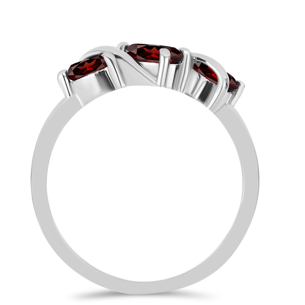 Silberring mit Barton Granat