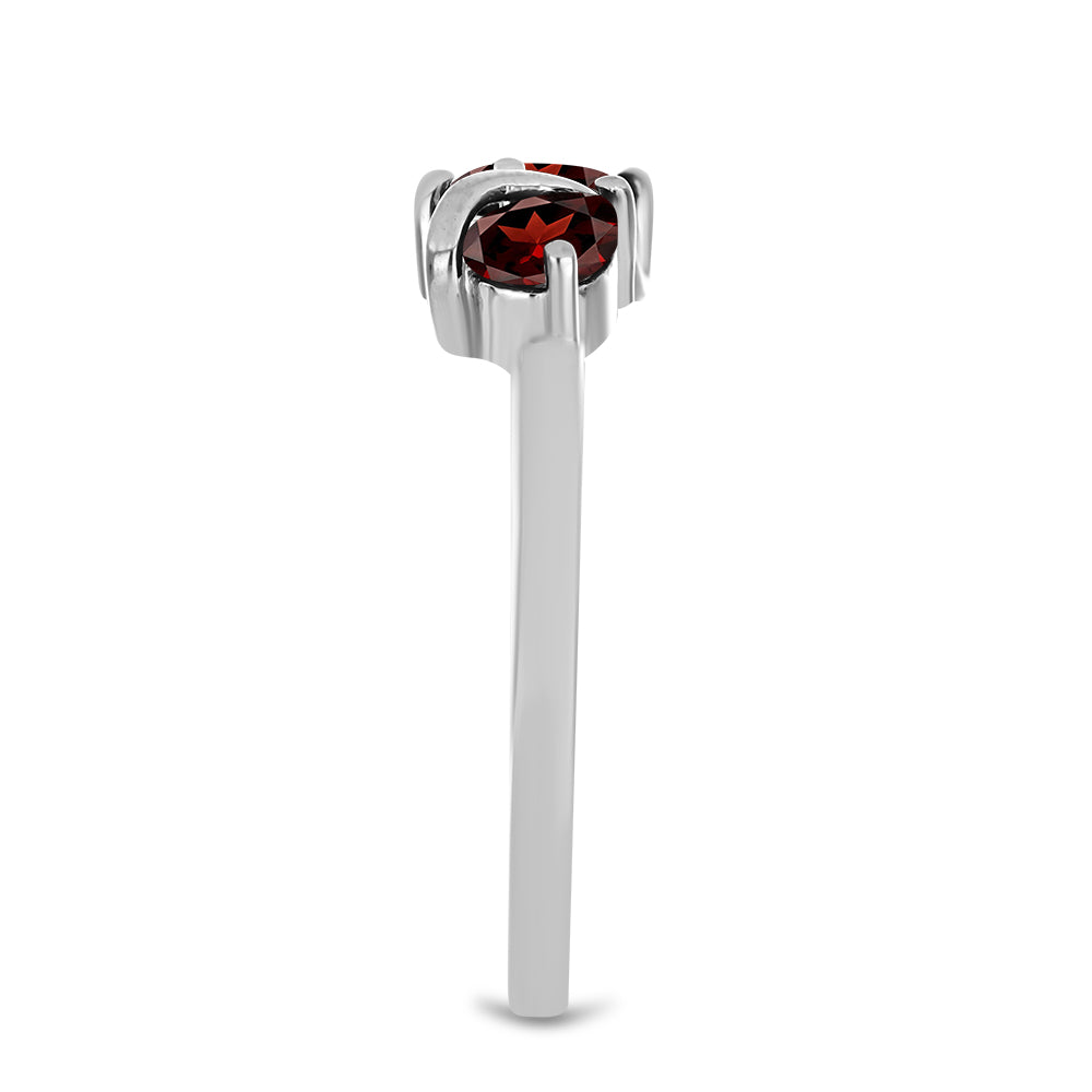 Silberring mit Barton Granat