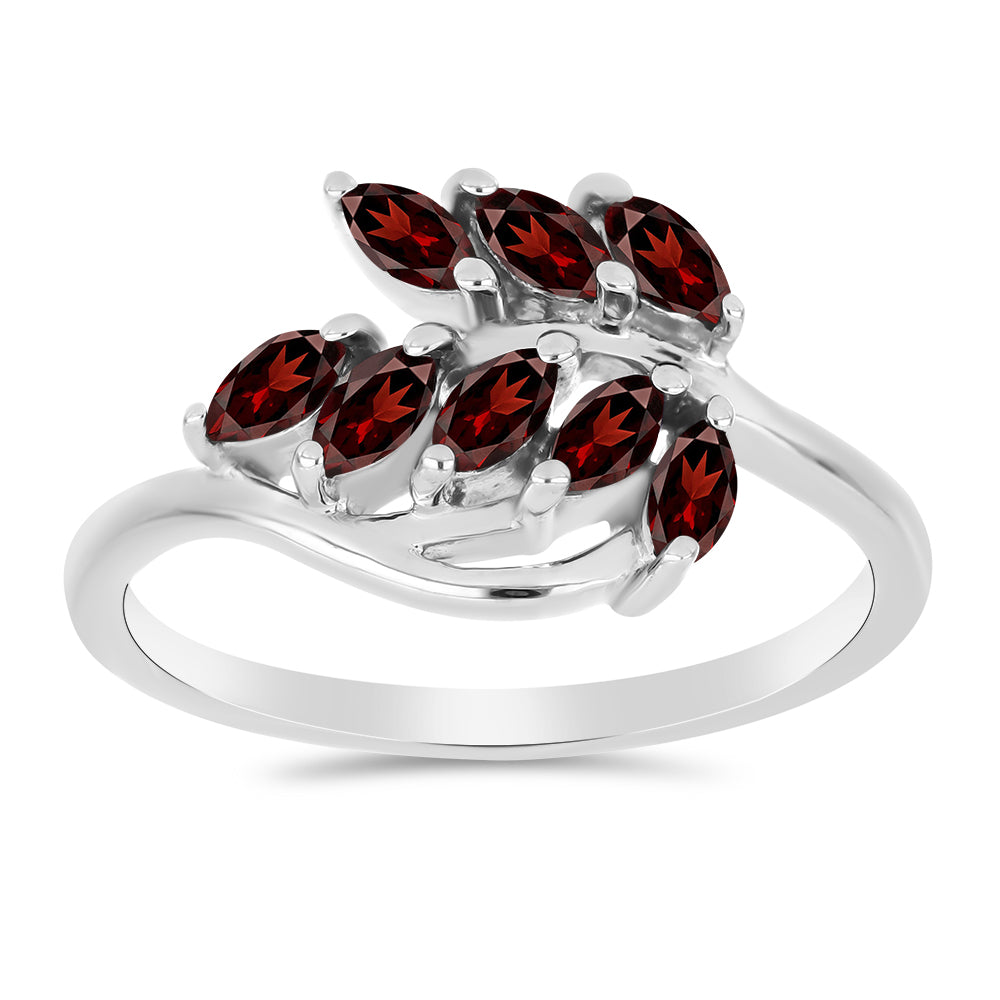 Silberring mit Barton Granat