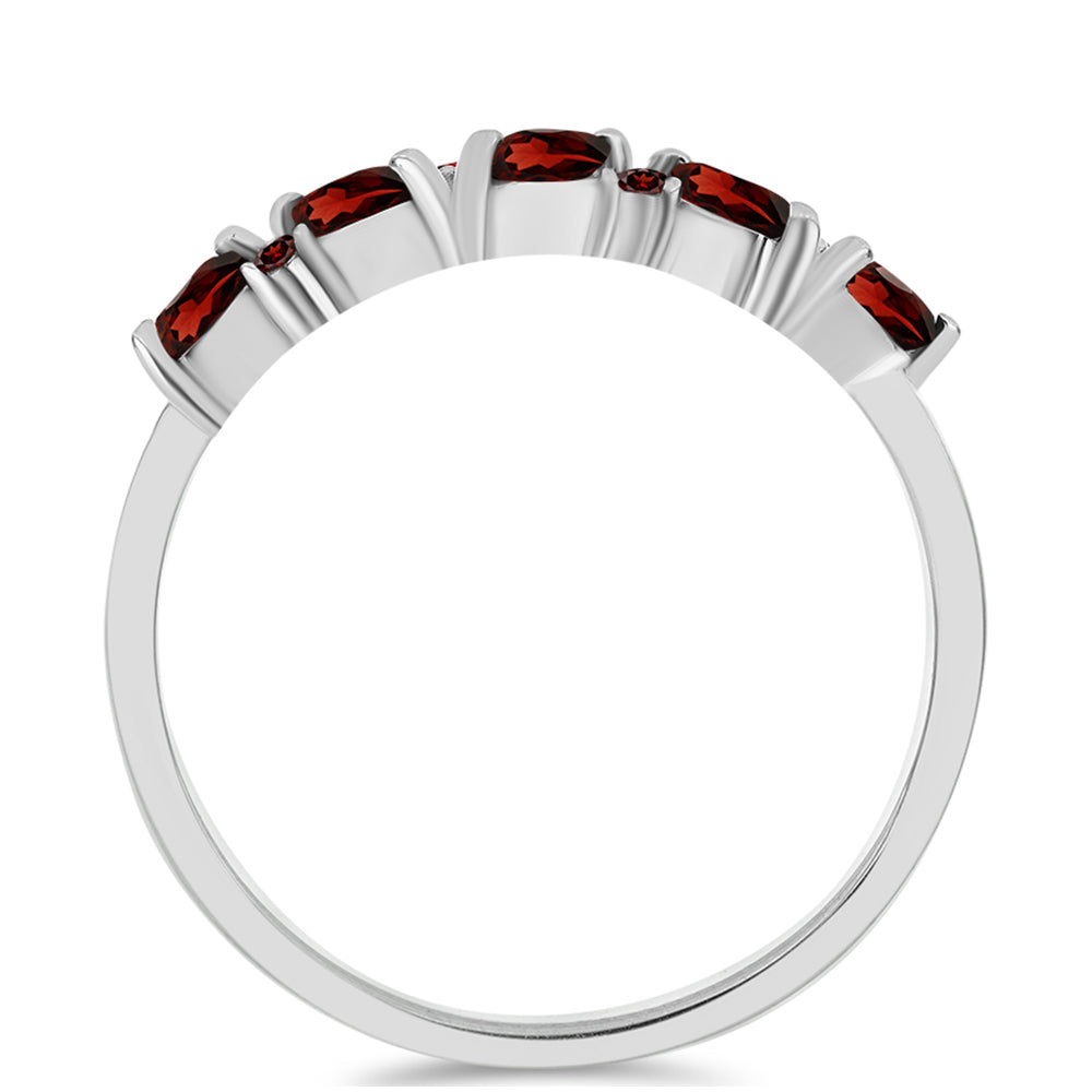 Silberring mit Barton Granat