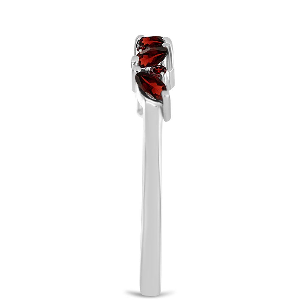 Silberring mit Barton Granat