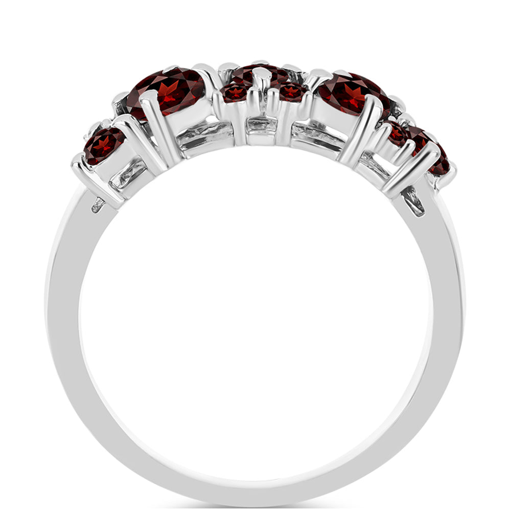 Silberring mit Barton Granat