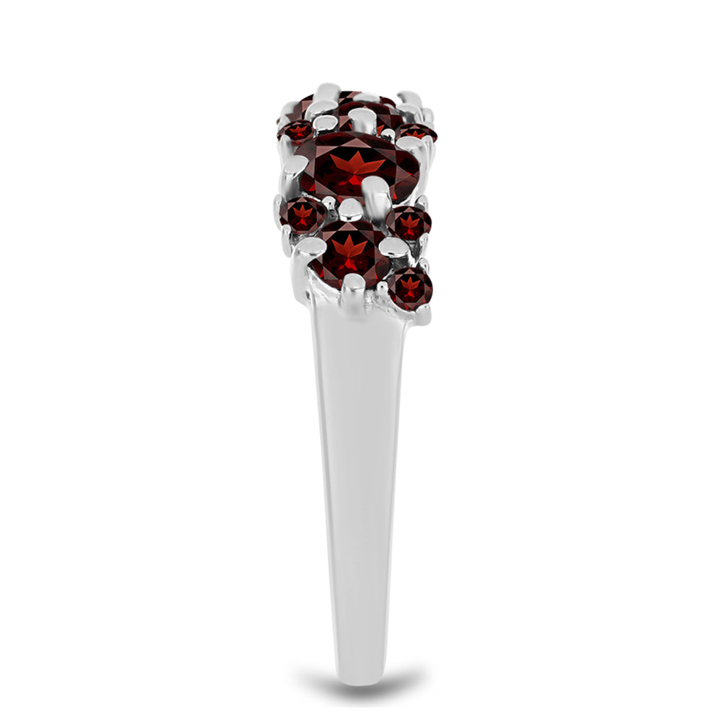 Silberring mit Barton Granat
