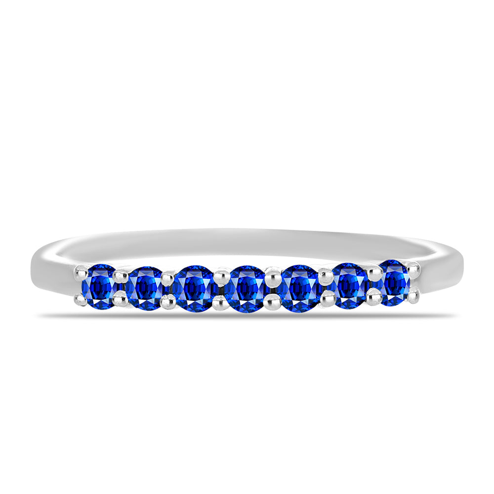 Silberring mit australischem blauem Saphir