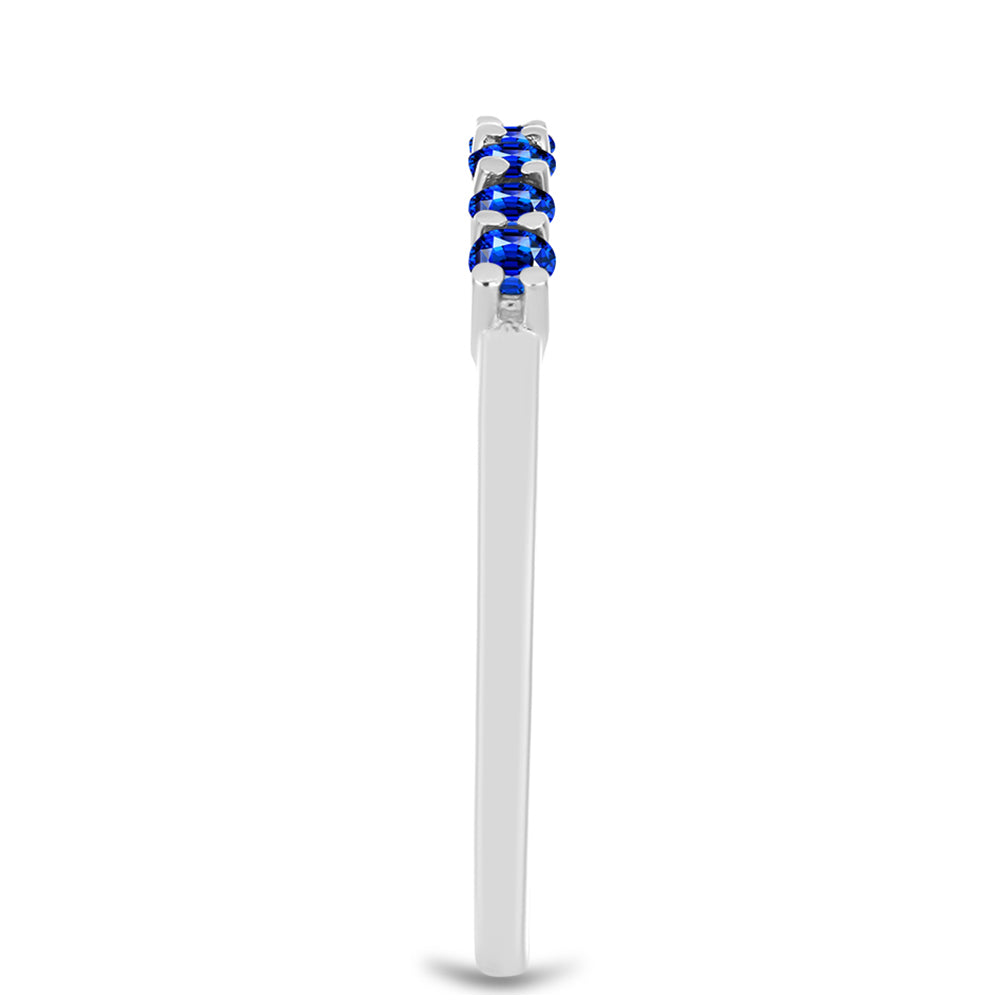 Silberring mit australischem blauem Saphir