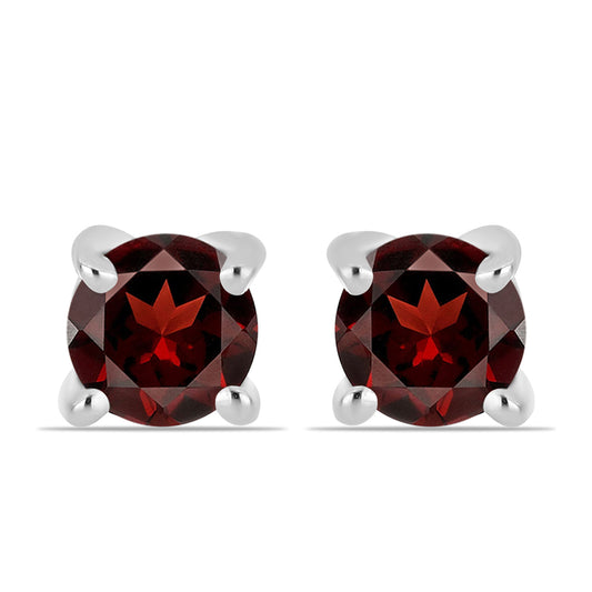 Silberohrringe mit Barton Granat