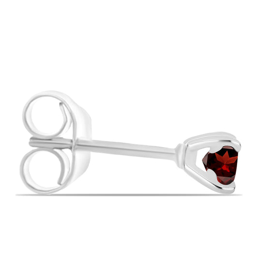 Silberohrringe mit Barton Granat