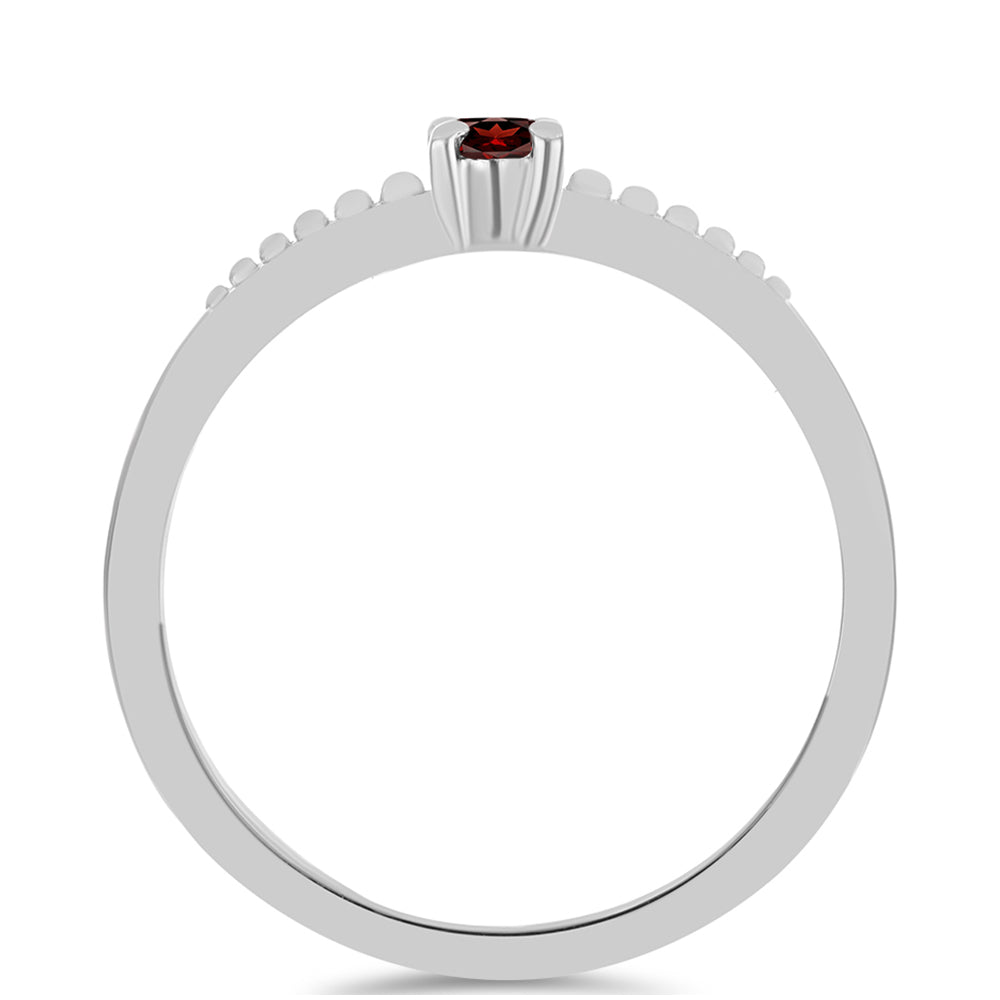 Silberring mit Barton Granat