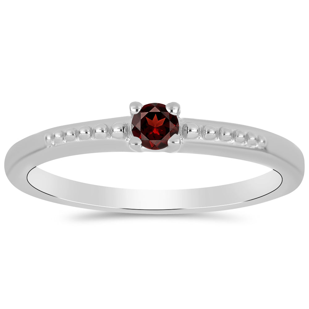Silberring mit Barton Granat