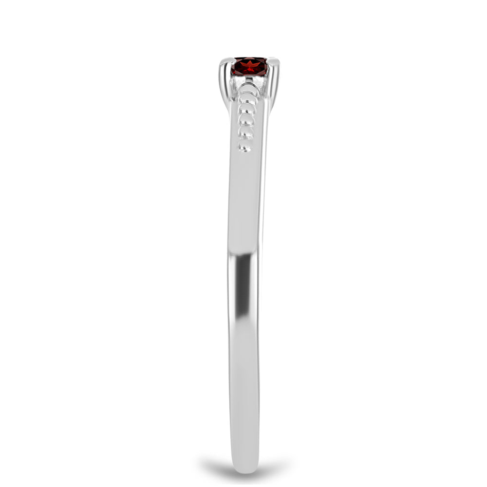 Silberring mit Barton Granat