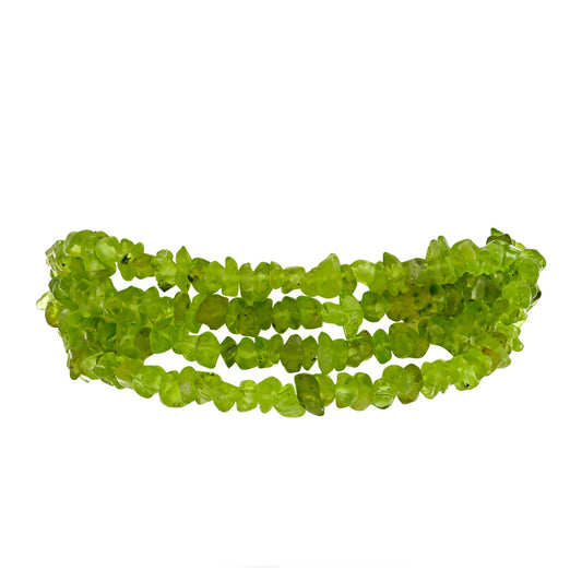 Silberarmband mit Peridot aus Changbai