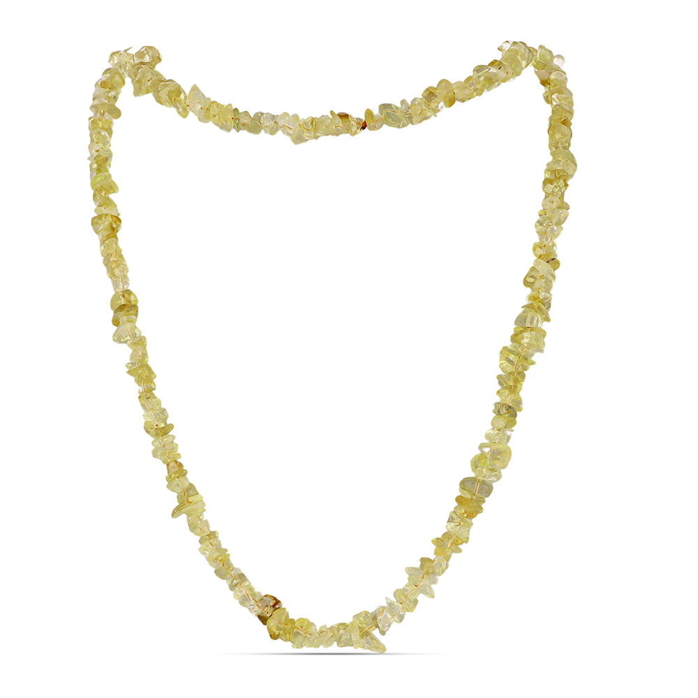 Nugget Halskette mit Zitrin aus dem Ural