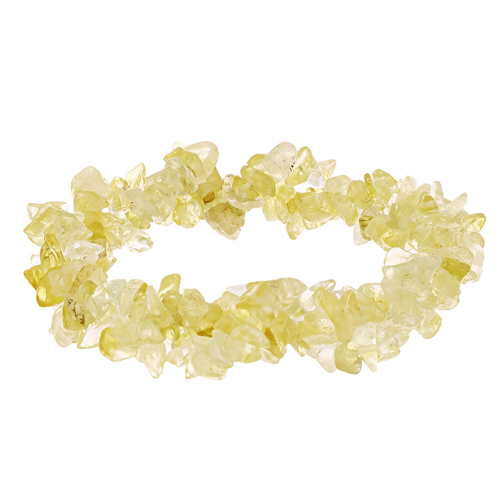 Nugget Armband mit Zitrin aus dem Ural