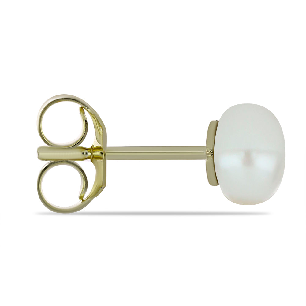 Schmuckgarnitur aus Nugget mit weißer Süßwasserperle