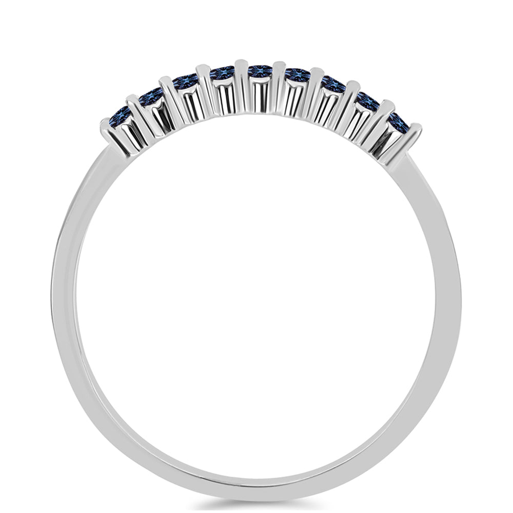 Silberring mit "Imperial lilafarbenem" Moissanit