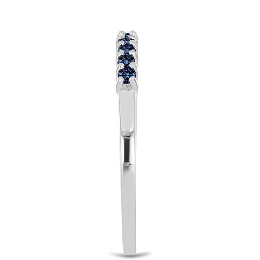 Silberring mit "Imperial lilafarbenem" Moissanit