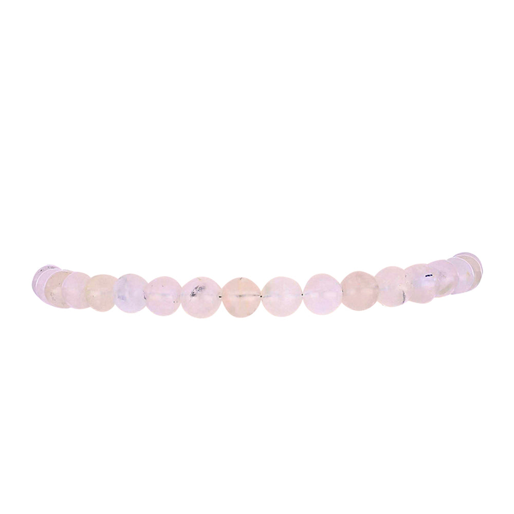 Goldplattiertes Silberarmband mit Regenbogenmondstein