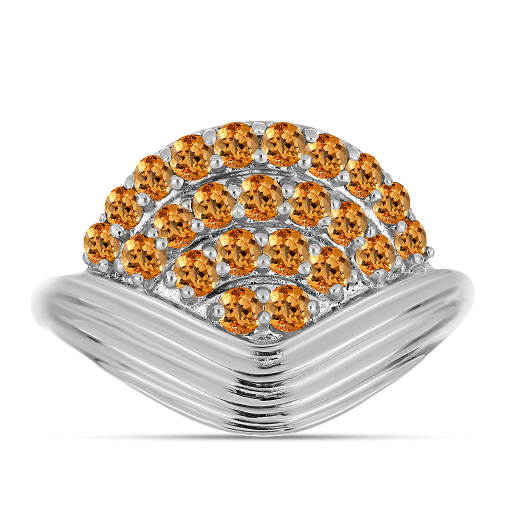 Silberring mit Kaiserlichem Gelben Topas