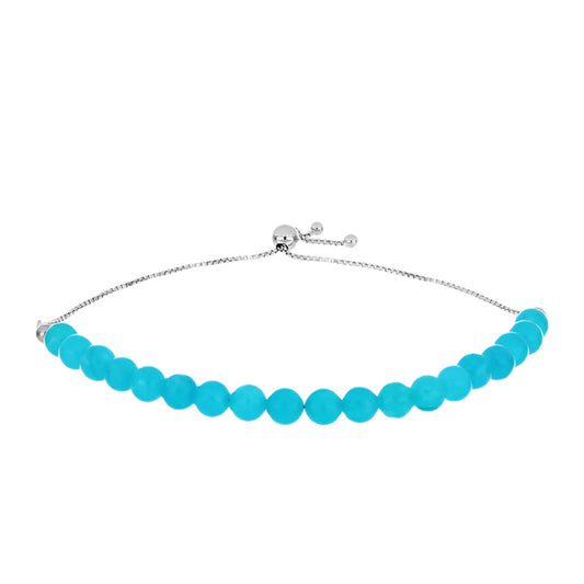 Silberarmband mit Paraiba Quarz