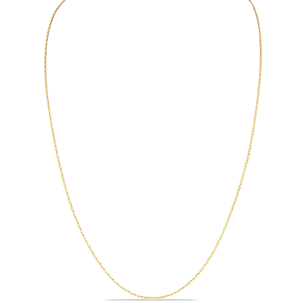 Goldplattierte Silberhalskette