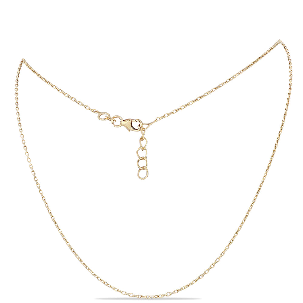 Goldplattierte Silberhalskette