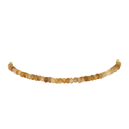 Goldplattiertes Silberarmband mit Sonnenstein aus Oregon
