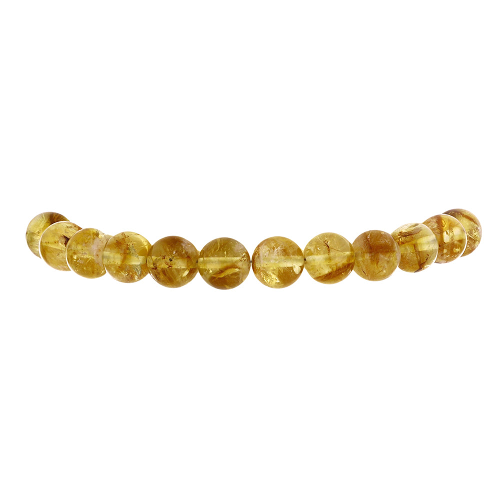 Silberarmband mit goldfarbenem Rio Zitrin