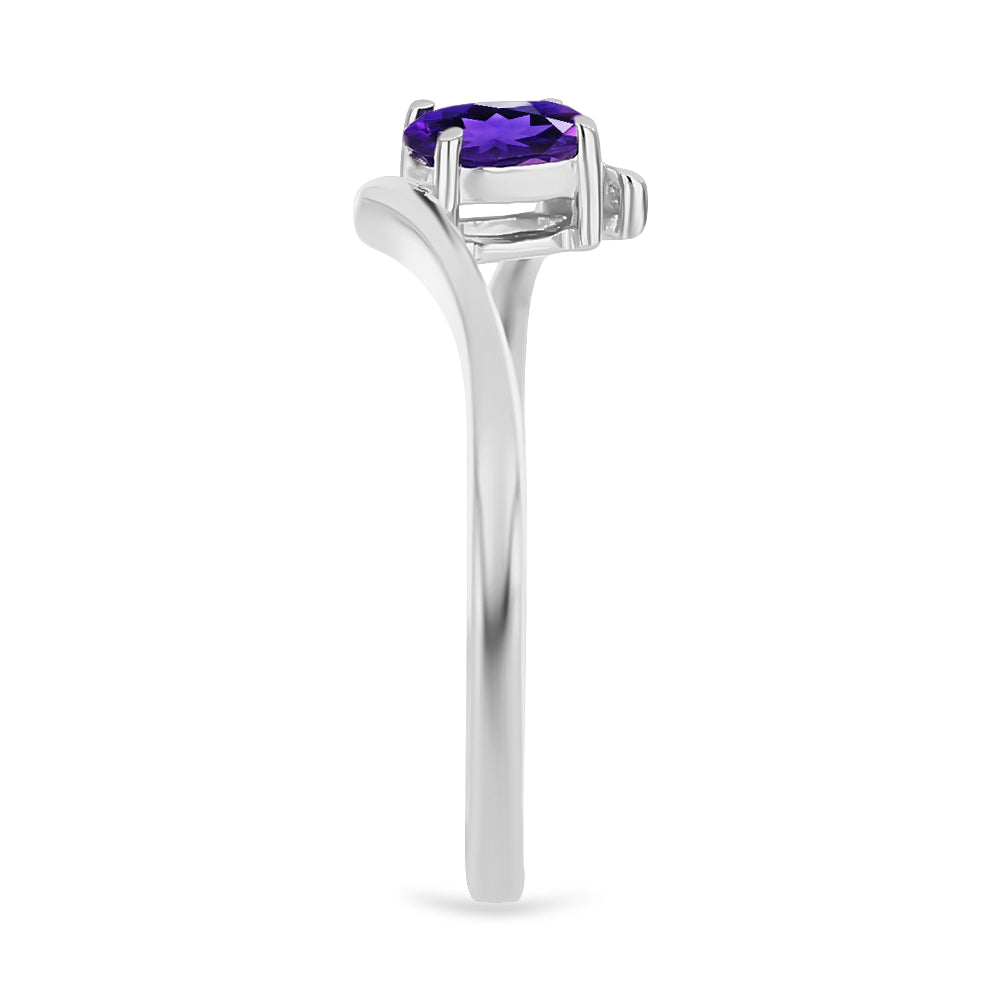 Silberring mit marokkanischem Amethyst