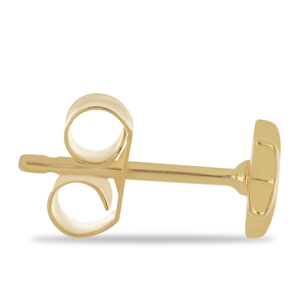 Goldplattierte Silberohrringe