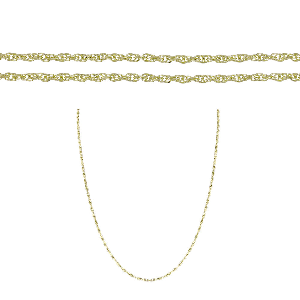 Goldplattierte Silberhalskette