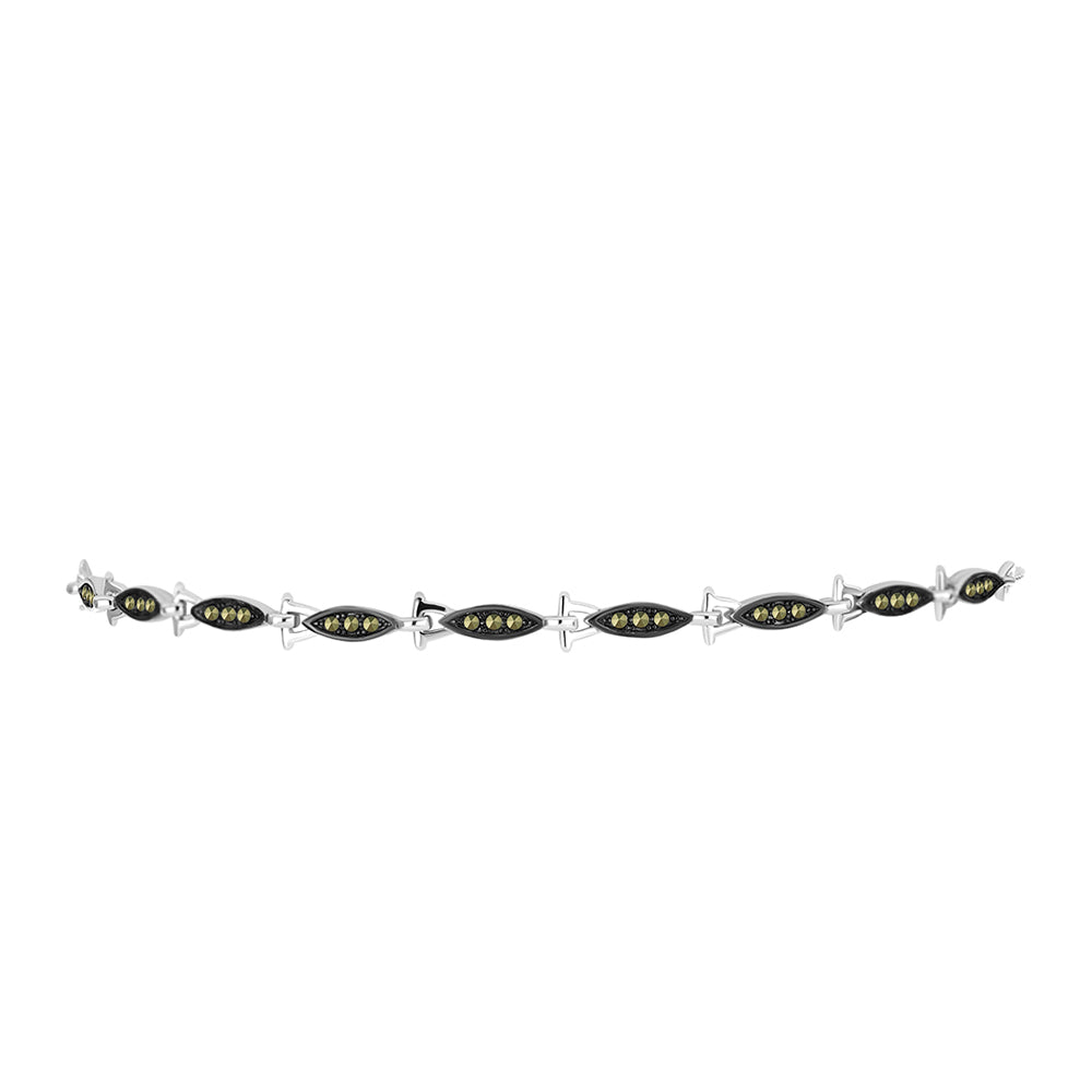 Silberarmband mit österreichischem Markasit