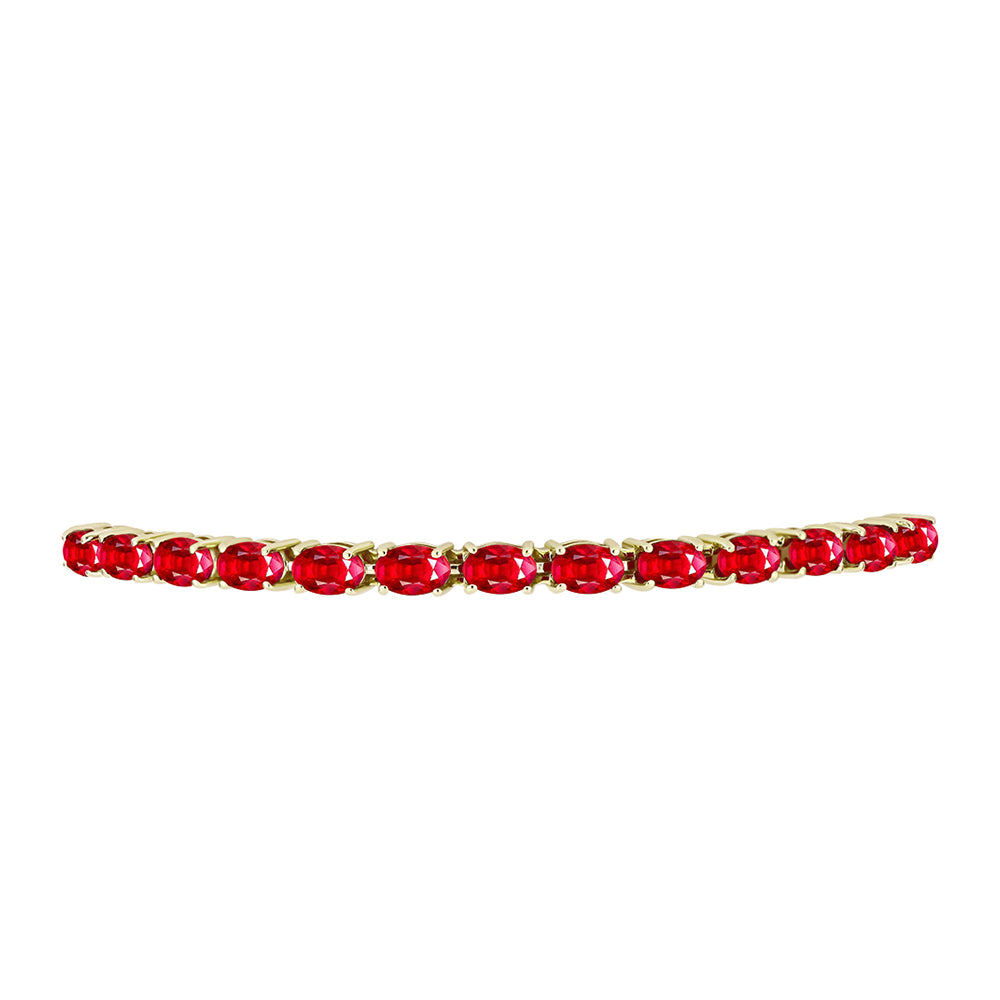 Goldplattiertes Silberarmband mit rotem Achat
