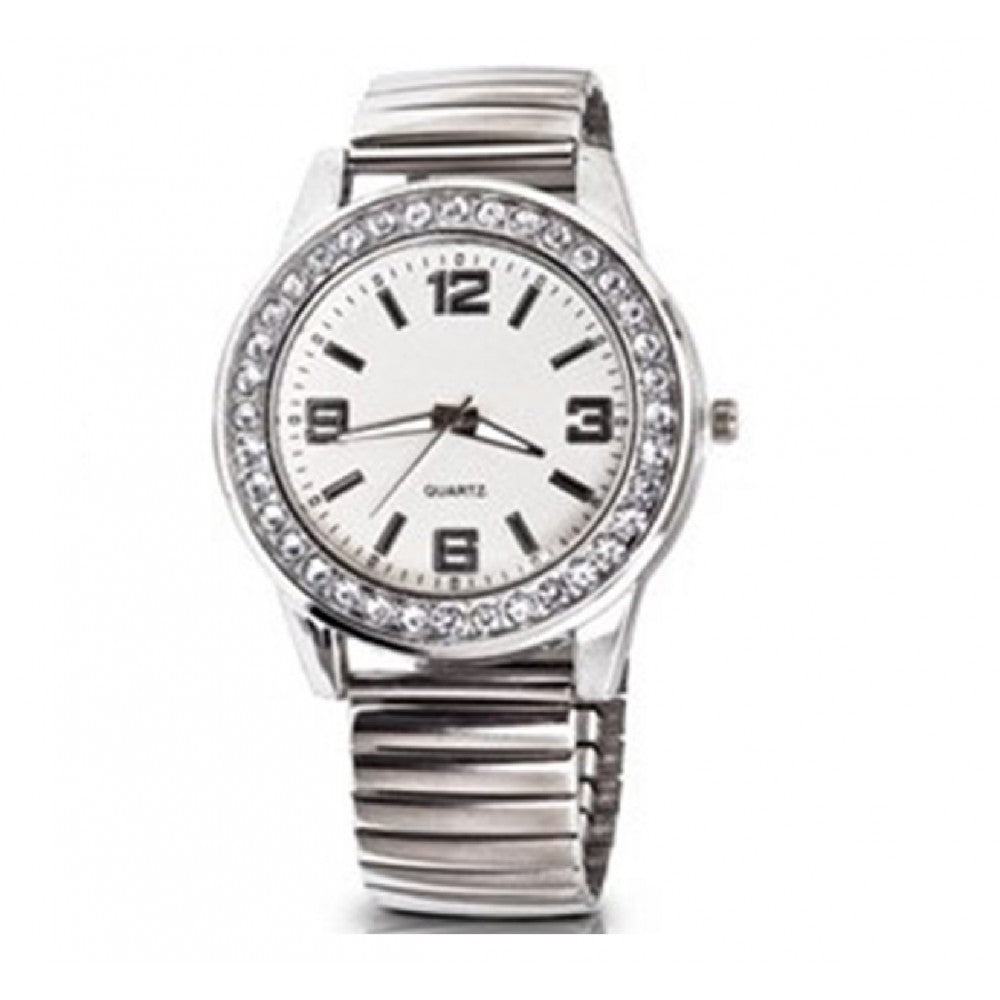 aus weißgoldplattierter Legierung