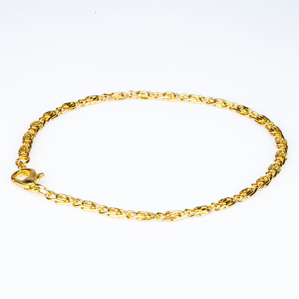 Schmuckgarnitur aus aus goldplattierter Legierung