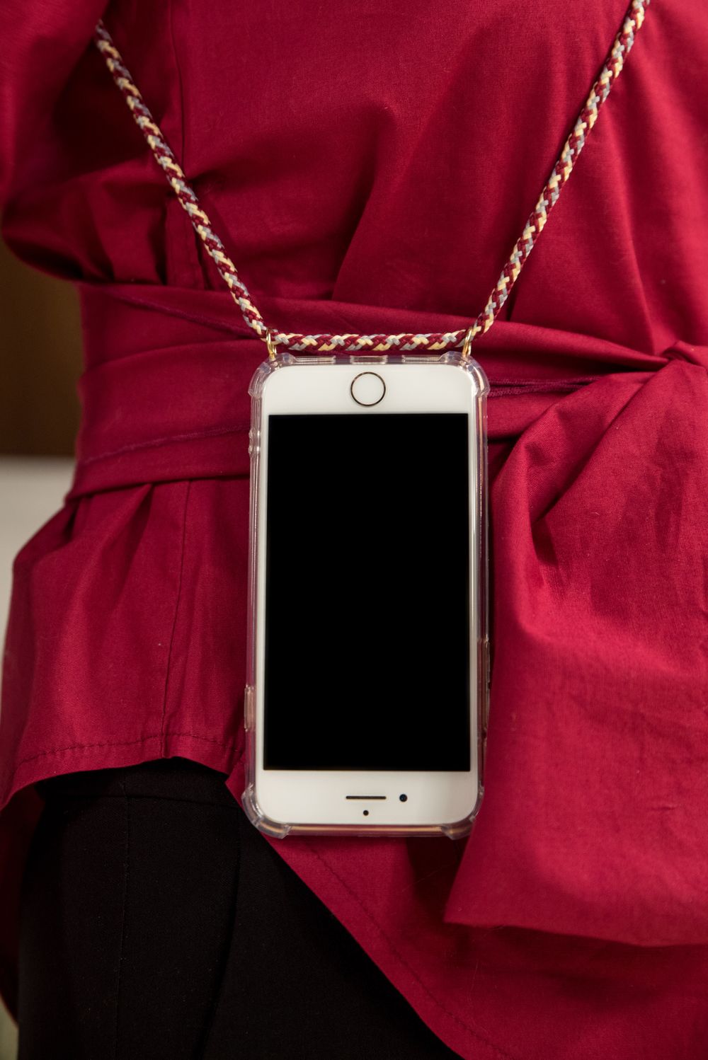 HMH transparente Handyhülle mit mehreren Ketten für iPhone Handys
