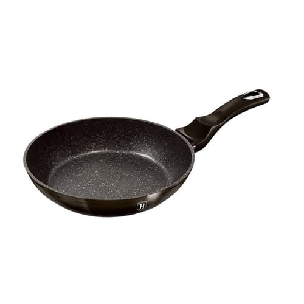 Berlinger Haus Metallic Line Shiny Black Edition Bratpfanne 20 cm, gratis Schutzhülle